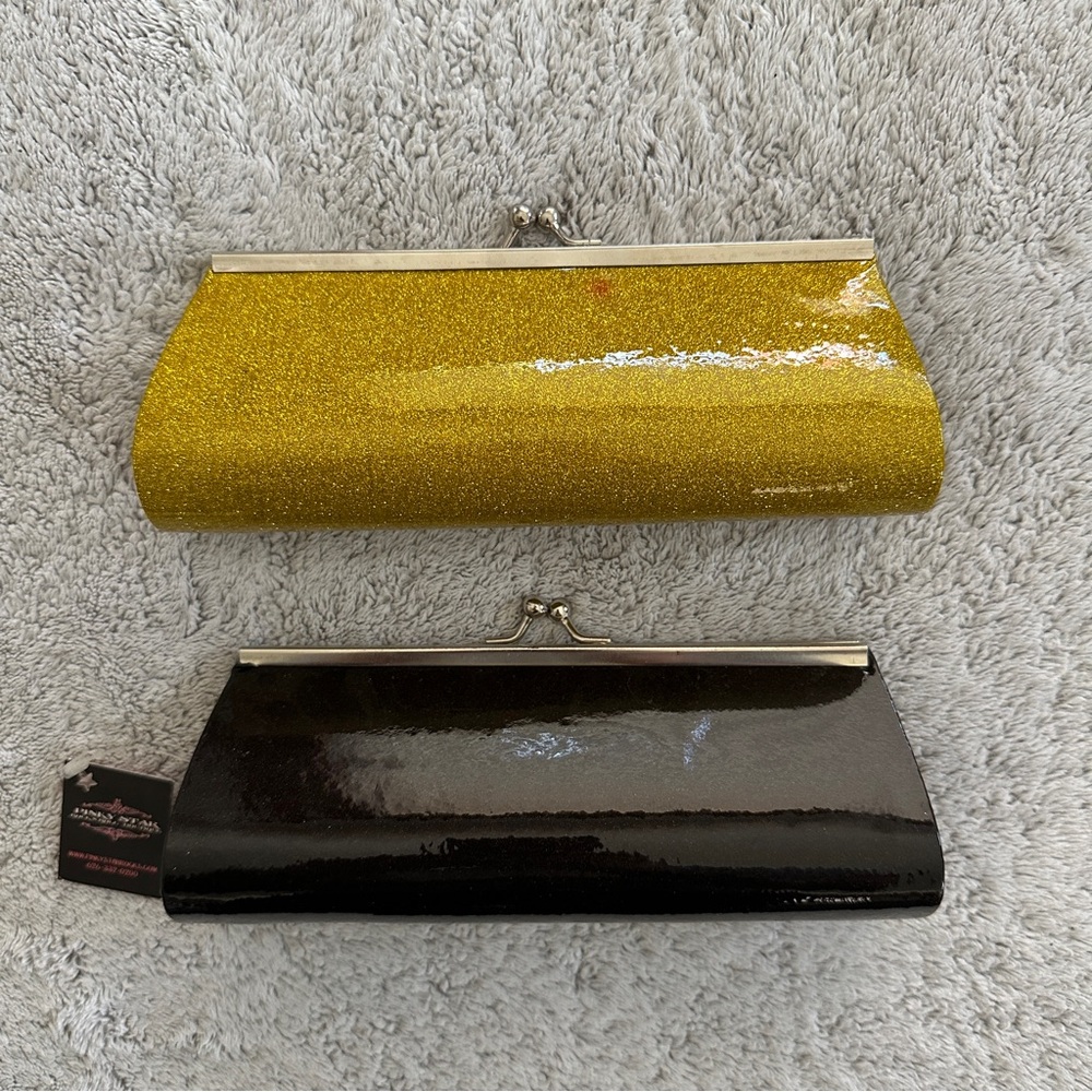 Pinky Star Set of 2 Mini Clutches